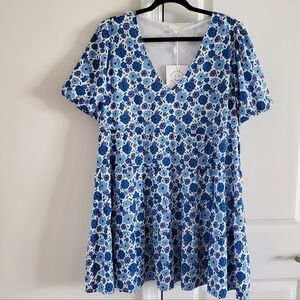 NWT Baevely Print Mini Dress